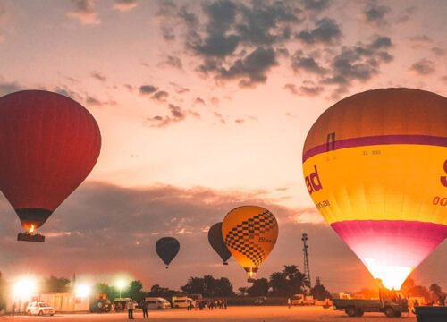 Hot Air Balloon Ride in Luxor, Egypt