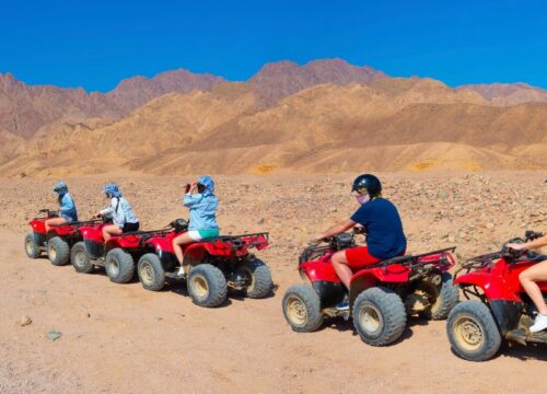 Quad Biking with Camel Ride and Bedouin Dinner From Sharm El Sheikh Port
