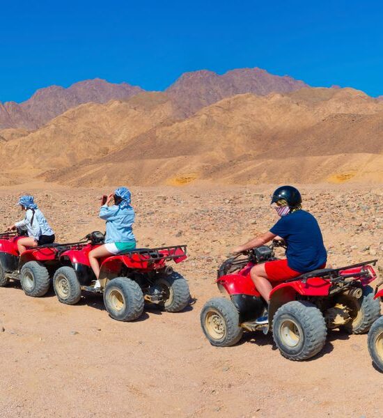 Quad Biking with Camel Ride and Bedouin Dinner From Sharm El Sheikh Port