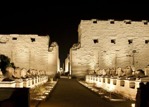 Sound and Light Show at Karnak Temple in Luxor
